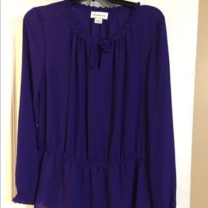 Liz Claiborne Medium Purple Top